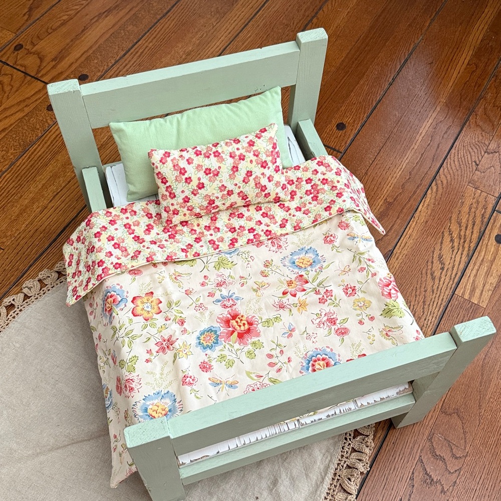 ❤️Doll Bed Bedding In A Bag